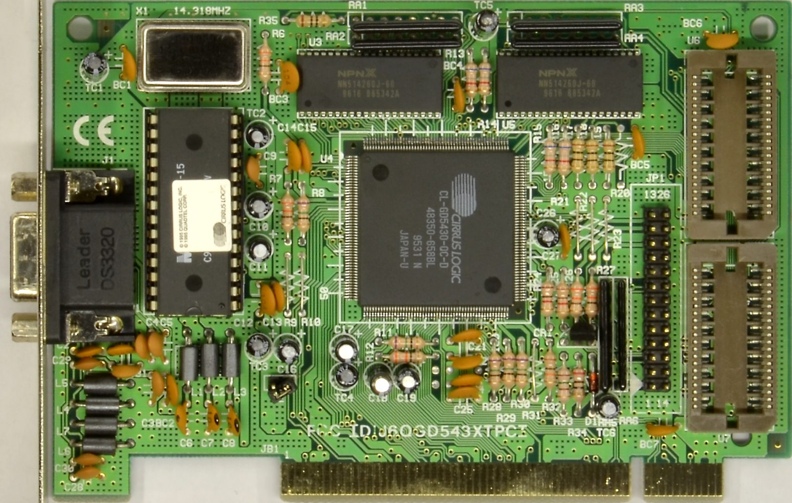 Carte Graphique Colorgraphic Evolution 2 - PCI - Dual VGA - 4 Mo SGRAM - Cirrus Logic - RARE
